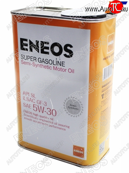 1 099 р. Масло моторное полусинтетическое ENEOS Super Gasoline 5W-30 SL, GF-3 1л ENEOS OIL1358  с доставкой в г. Вологда