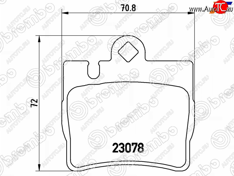3 099 р. Колодки тормозные задние RH-LH SAT  Mercedes-Benz S class  W220 (1998-2005)  с доставкой в г. Вологда