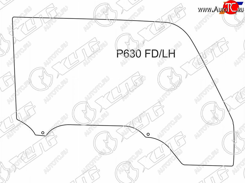 3 699 р. Стекло боковое опускное (Спереди Слева Цвет зеленый) Mazda Titan 89-00 XYG P630 FD/LH  с доставкой в г. Вологда