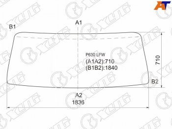 Стекло лобовое Mazda T3500 89-00  T4000 89-00  T4600 89-00  Titan 89-00 XYG P630 LFW
