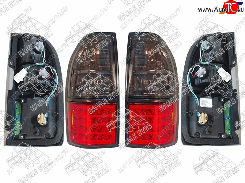 16 599 р. Фонарь задний Toyota Land Cruiser Prado (J90) 96-02 (Диоды Комплект) EAGLE EYES PF-EE-212-19B0-SM  с доставкой в г. Вологда