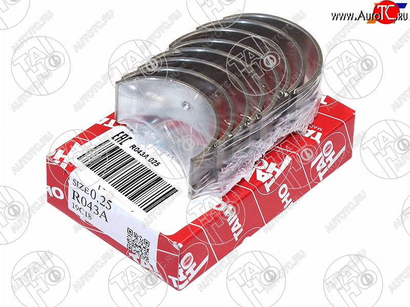 1 039 р. Вкладыши шатунные к-т 0,25 TOYOTA COROLLACORONA 4A-FE5A-FE 90-01 TAIHO R043A 025  с доставкой в г. Вологда