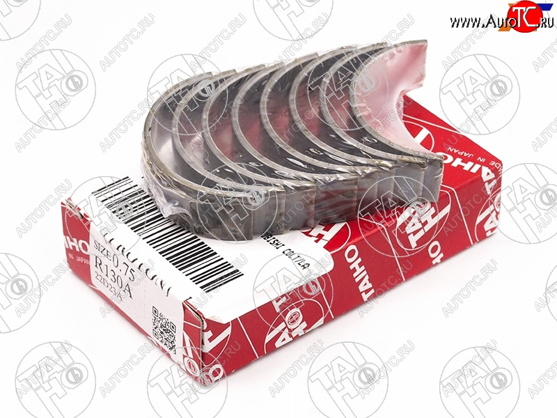 889 р. Вкладыши шатунные к-т 0,75 MITSUBISHI COLTLANCERLIBEROMIRAGEPAJEROMONTERO IO 4G134G18 98- TAIHO R130A 075  с доставкой в г. Вологда