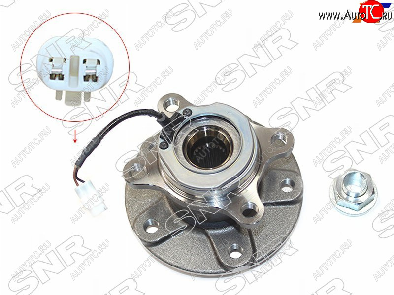 12 799 р. Ступичный узел задн.прав SUZUKI SX-4 4WD Венгрия 06- SNR R17757  с доставкой в г. Вологда