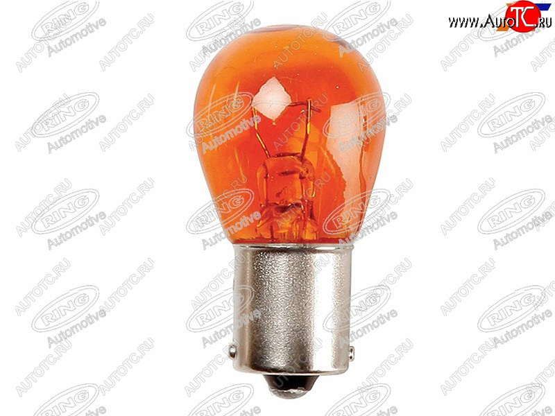 42 р. Лампа дополнительного освещения PY21W Янтарная 12V 21W (усики без смещения) RING R343  с доставкой в г. Вологда