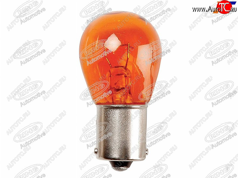 57 р. Лампа дополнительного освещения PY21W Янтарная 12V 21W (усики со смещением) RING R581  с доставкой в г. Вологда