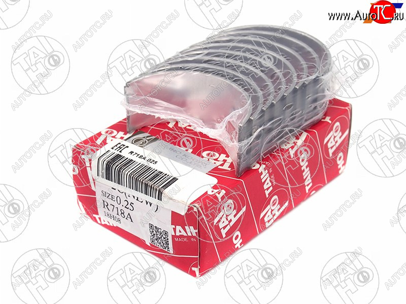 1 329 р. Вкладыши шатунные к-т 0,25 TOYOTA CORONACALDINATOWN ACE 2C2C-T3C-T 96- TAIHO R718A 025  с доставкой в г. Вологда
