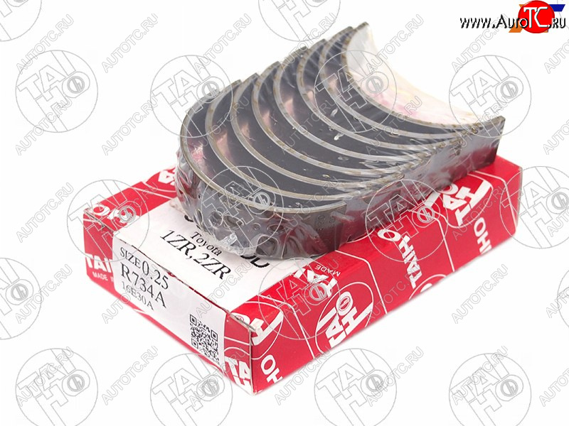 1 399 р. Вкладыши шатунные к-т 0,25 TOYOTA COROLLAAURIS 1ZR-FE 08- TAIHO R734A 025  с доставкой в г. Вологда