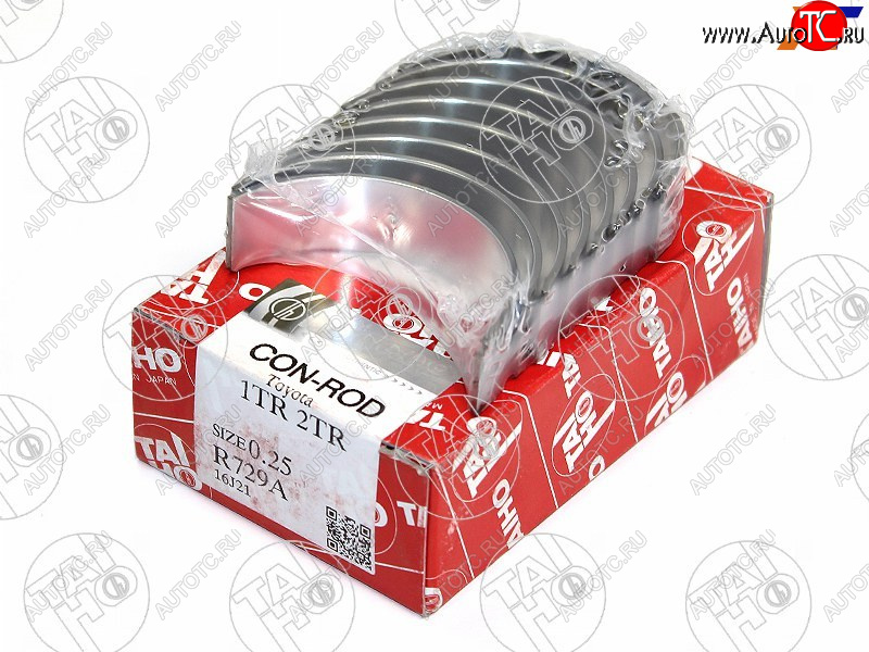 859 р. Вкладыши шатунные к-т 0,25 TOYOTA HIACEHILUXLAND CRUISER PRADO 2TR-FE TAIHO R729A 025  с доставкой в г. Вологда