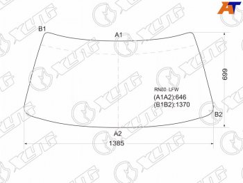 7 199 р. Стекло лобовое Toyota Hilux Pick Up 88-97  Great Wall Safe 01-09  Toyota 4Runner 89-95  Hilux Sur XYG RN80 LFW  с доставкой в г. Вологда. Увеличить фотографию 1