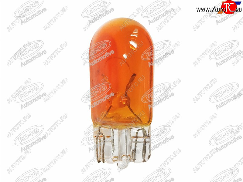 142 р. Лампа дополнительного освещения WY5W Янтарная   12V 5W Блистер 2 шт. RING RW501A  с доставкой в г. Вологда