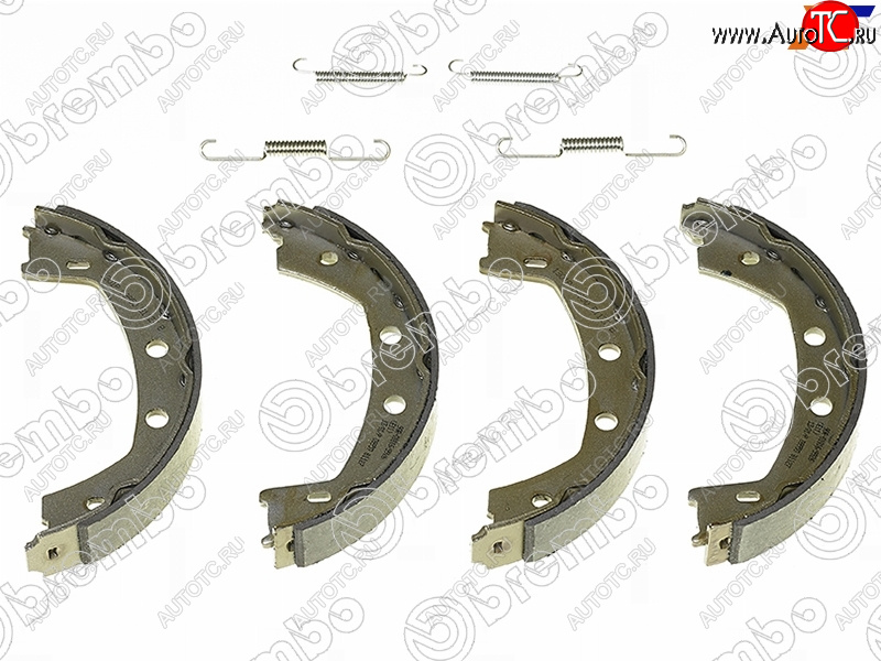 3 579 р. Колодки барабанные задние RH-LH SAT Land Rover Freelander L359 дорестайлинг (2006-2010)  с доставкой в г. Вологда
