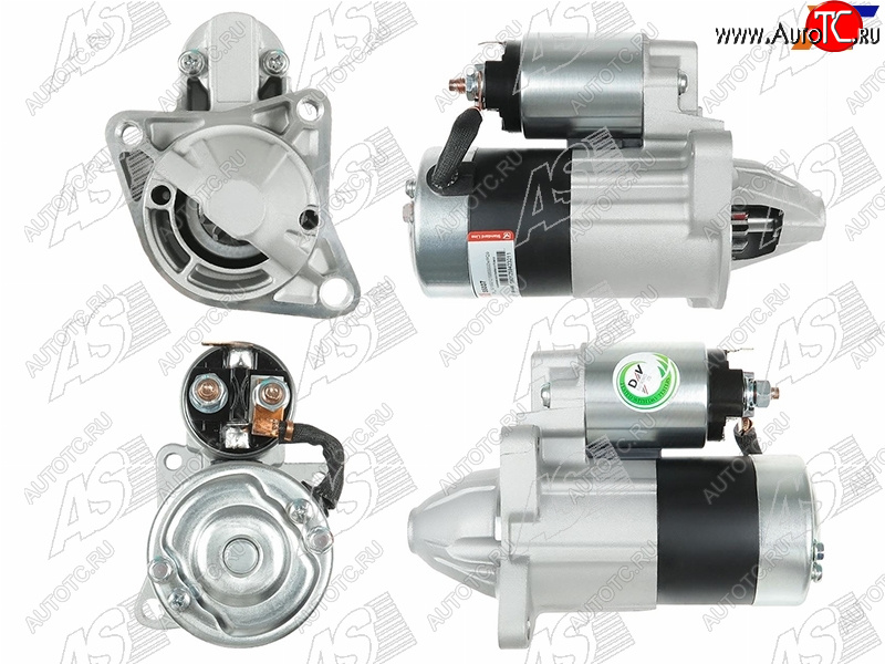 10 899 р. Стартер Kia Rio 00-02  Shuma 01-04  Mazda 323 98-03  626 92-02  MPV 99-06  MX-6 92-95 (1 kW Z= AS-PL S5037  с доставкой в г. Вологда