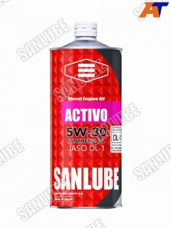 Масло моторное SANLUBE SYNTHETIC DL-1 5W-30 1л SANLUBE SAN-DL1-5W30C1