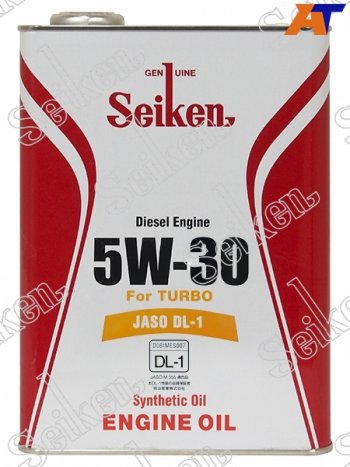 Масло моторное SEIKEN SYNTHETIC DL-1 5W-30 4л SEIKEN SKDL15W30C
