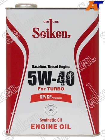 Масло моторное SEIKEN SYNTHETIC SPCF 5W-40 4л SEIKEN SKSP5W40C