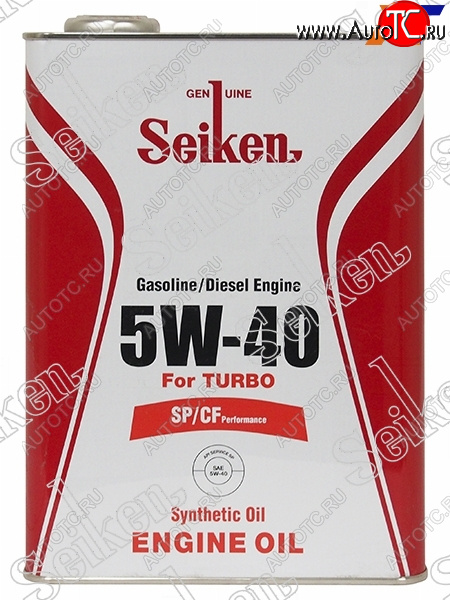 2 879 р. Масло моторное SEIKEN SYNTHETIC SPCF 5W-40 4л SEIKEN SKSP5W40C  с доставкой в г. Вологда