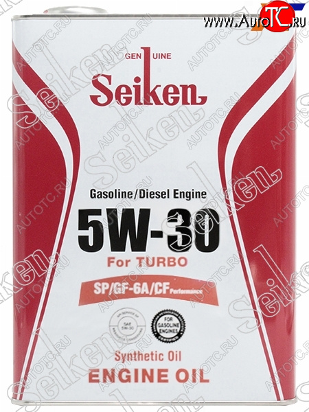 2 889 р. Масло моторное SEIKEN SYNTHETIC SPGF-6ACF 5W-30 4л SEIKEN SKSPGF6A5W30C  с доставкой в г. Вологда