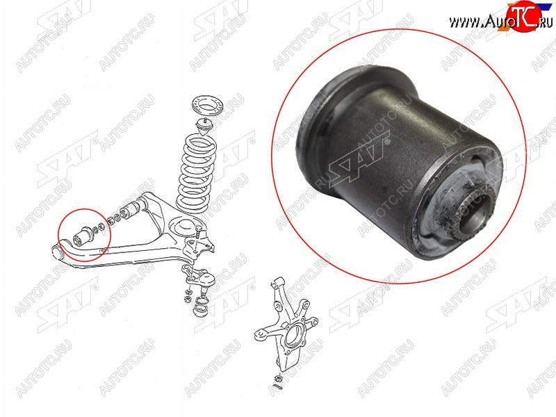429 р. Сайлентблок Suzuki Escudo 88-97  Vitara 88-99 SAT ST-09319-12044  с доставкой в г. Вологда