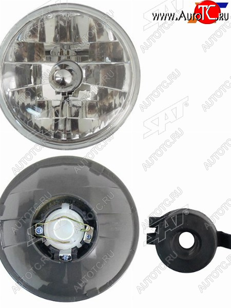 1 089 р. Фара Mitsubishi Pajero 81-97  Nissan Patrol 87-97  Mitsubishi Pajero Junior 95-98  Pajero Mini 94 SAT ST-100-1124  с доставкой в г. Вологда