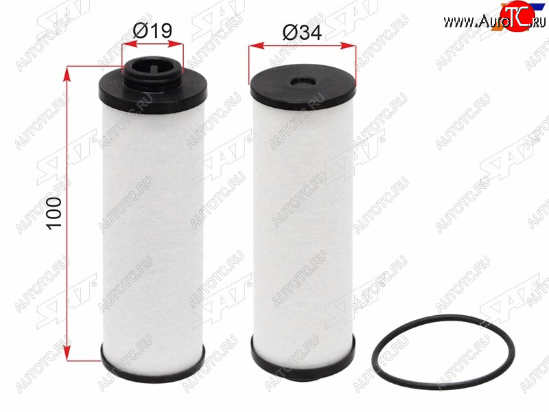 549 р. Фильтр АКПП-7 AUDI A4 08-15A5 07-17A6 10-18A7 10-18Q5 08-17PORSCHE MACAN 14-18 DL501,S-Tronic SAT ST-106-0010  с доставкой в г. Вологда