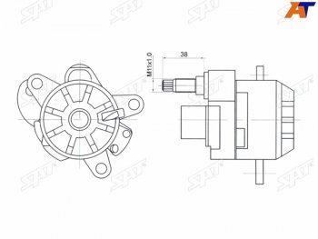 Натяжитель приводного ремня MERCEDES CESSPRINTERSSANG YONG ACTYONREXTON SAT ST-1112000670