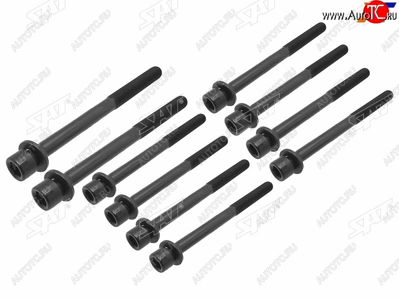 1 089 р. Болт ГБЦ (комплект) HYUNDAI G4EDG4GFG4DMG4DRG4GBG4GCG4GMG4GRG4JP SAT ST-117-0081  с доставкой в г. Вологда