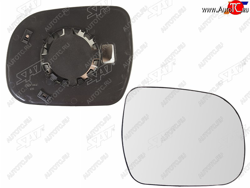 599 р. Полотно зеркала Toyota Hilux Pick Up 04-08  Fortuner 04-08 (Справа сферическое) SAT ST-121-0054  с доставкой в г. Вологда