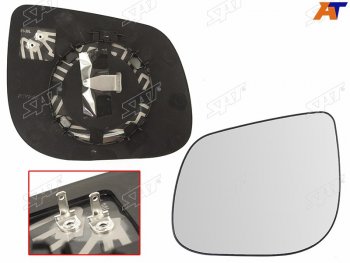Полотно зеркала KIA PICANTO 11-17 LH сферическое с обогревом                                         SAT ST-121-0075