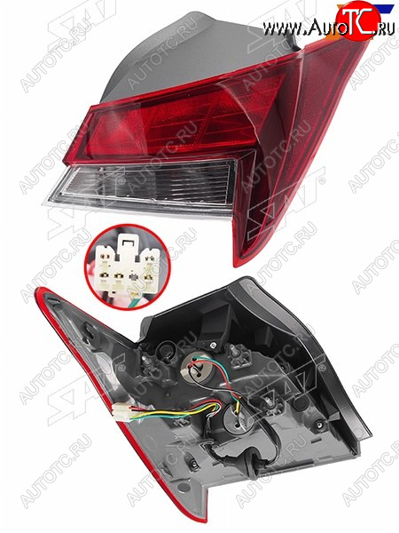3 399 р. Правый фонарь (внешний) SAT Hyundai Elantra CN7 (2020-2023)  с доставкой в г. Вологда
