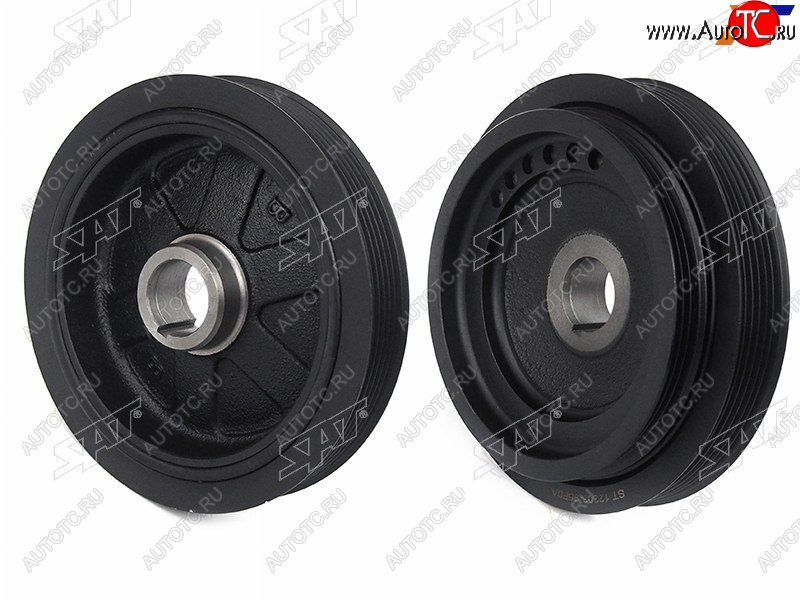 6 299 р. Шкив коленвала NISSAN PRIMERA 96-01ALMERA CLASSICSUNNY 06-12 двиг. QG16QG18 (6PK3PK) SAT ST-12303-95F0A  с доставкой в г. Вологда