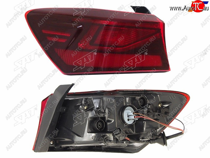 4 399 р. Фонарь задний левый (внешний) SAT KIA Cerato 4 BD дорестайлинг седан (2018-2021)  с доставкой в г. Вологда