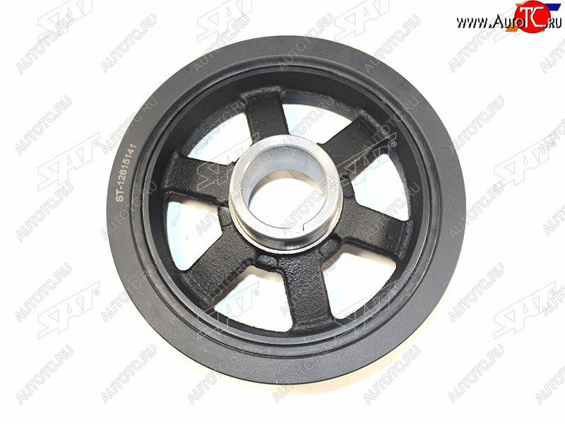 2 599 р. Шкив коленвала DAEWOO WINSTORM 2007-CHEVROLET CAPTIVA (C100) 07-OPEL ANTARA 06- SAT ST-12615141  с доставкой в г. Вологда