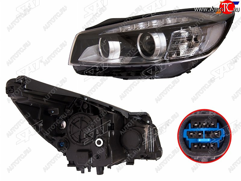 24 549 р. Фара левая (LED) SAT  KIA Sorento  UM/Prime (2014-2018) дорестайлинг  с доставкой в г. Вологда