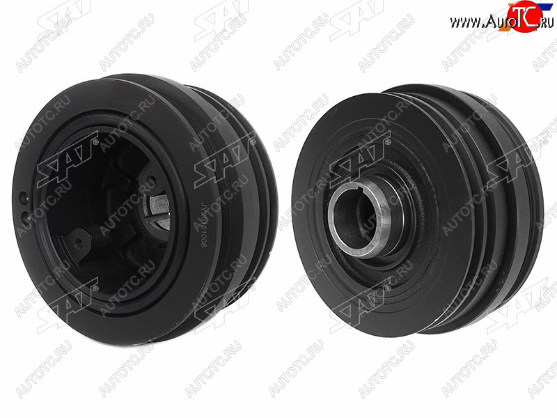 5 349 р. Шкив коленвала TOYOTA LAND CRUISER 1HDFTE 98-07 SAT ST-13408-17030  с доставкой в г. Вологда