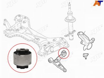 Сайлентблок Peugeot Boxer 06-  Citroen Jumper 06-  Fiat Ducato 06- SAT ST-1352227080-BU2
