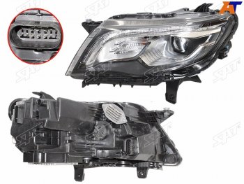 15 849 р. Фара левая (LED) SAT  Geely Atlas  NL3 (2016-2022)  с доставкой в г. Вологда. Увеличить фотографию 2