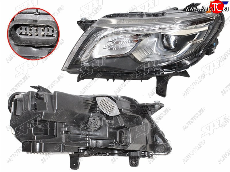 15 849 р. Фара левая (LED) SAT  Geely Atlas  NL3 (2016-2022)  с доставкой в г. Вологда