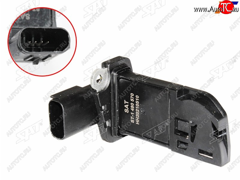3 479 р. Датчик расхода воздуха 1,61,82,02,2TDCi C-MAX IIIFOCUS IIIIIKUGA IIIMONDEO IV 10- SAT ST-1 480 570  с доставкой в г. Вологда