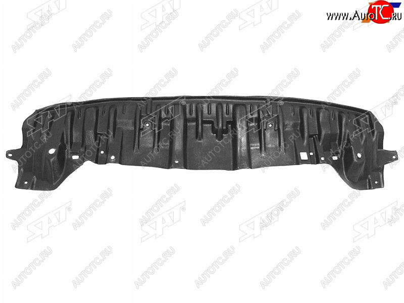 1 459 р. Защита переднего бампера (пыльник) SAT  Toyota Prius  XW30 (2009-2011) дорестайлинг  с доставкой в г. Вологда