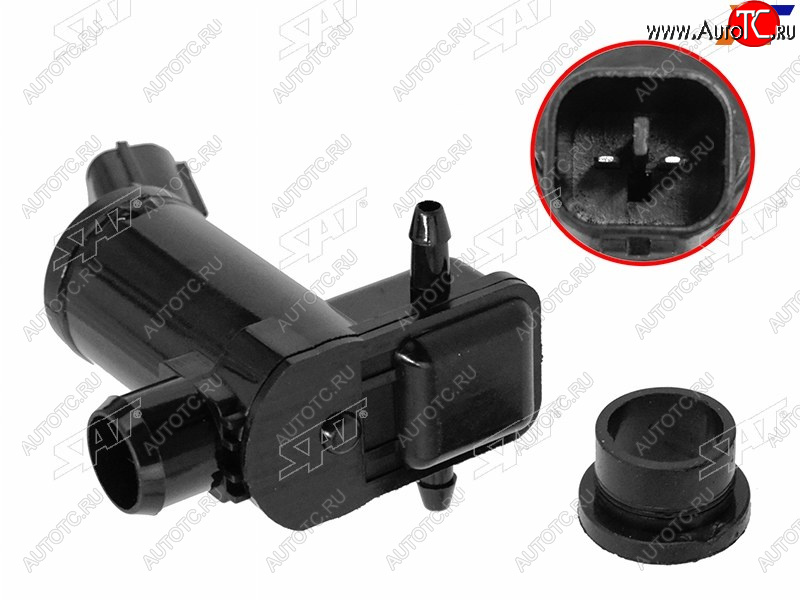 1 069 р. Мотор омывателя MITSUBISHI PAJERO SPORT 08-MONTERO SPORT 08-GRANDIS 05-10 SAT ST-160-0008  с доставкой в г. Вологда