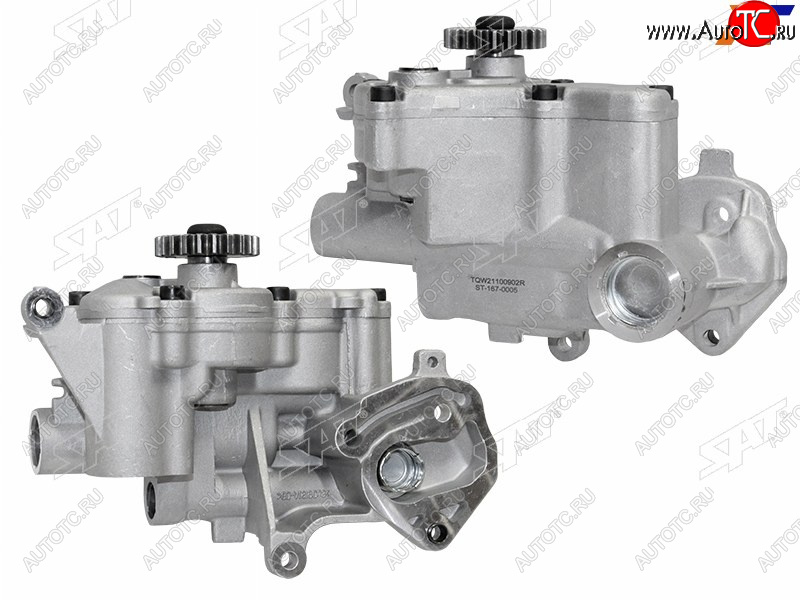 3 899 р. Насос масляный VOLKSWAGEN PASSAT 05-TIGUAN 08-SKODA OCTAVIA 07- 1,82,0 CCTACCTBCAWACAWBCBFA SAT ST-167-0005  с доставкой в г. Вологда