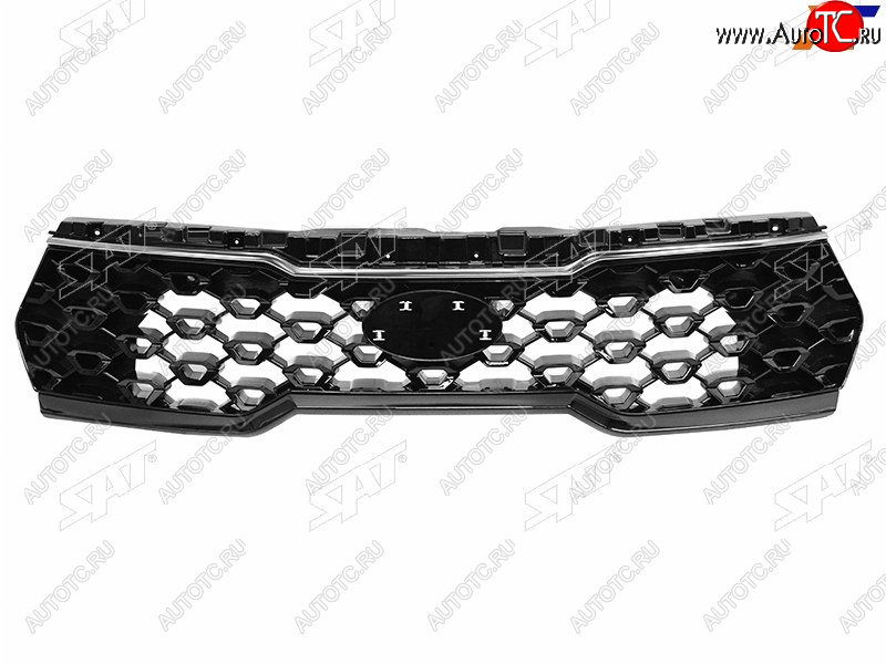 7 249 р. Решетка радиатора SAT KIA Sorento MQ4 (2020-2022) (молдинг хром)  с доставкой в г. Вологда