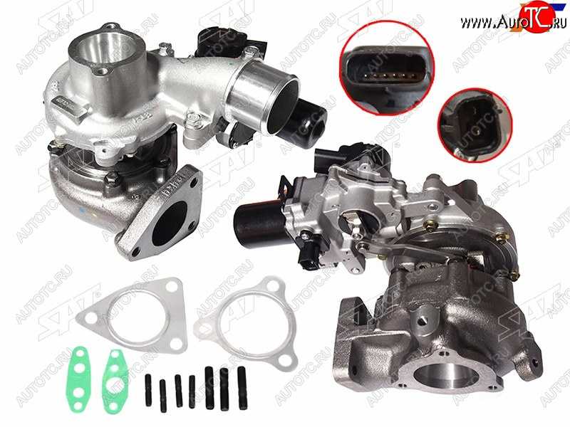 25 949 р. Турбина Toyota Hilux Pick Up 04-15  Fortuner 11-15 2KDFTV SAT ST-17201-0L070  с доставкой в г. Вологда