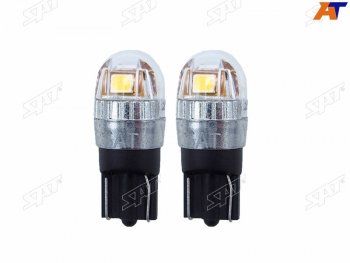 Лампа дополнительного освещения 12V W5W 1W120LM Canbus LED 6000-6500K, белая (Комплект 2 шт.) SAT ST-175-0056
