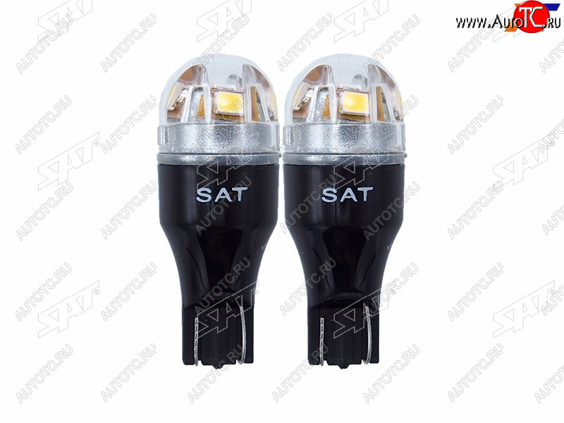 559 р. Лампа дополнительного освещения 12V W16W 1.4W150LM Canbus LED 6000-6500K, белая (Комплект 2 шт.) SAT ST-175-0058  с доставкой в г. Вологда