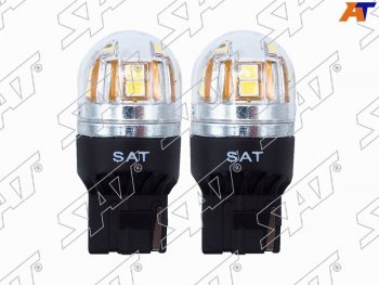 Лампа дополнительного освещения 12V W21W 2.8W320LM Canbus LED (Комплект 2 шт.) SAT ST-175-0060