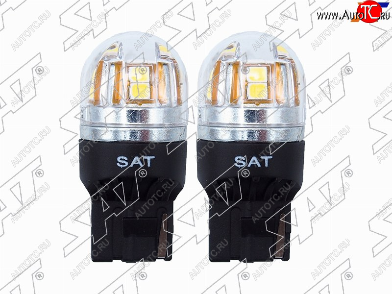 799 р. Лампа дополнительного освещения 12V W21W 2.8W320LM Canbus LED (Комплект 2 шт.) SAT ST-175-0060  с доставкой в г. Вологда