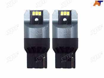 Лампа дополнительного освещения 12V W21W 3W330LM Canbus LED (Комплект 2 шт.) SAT ST-175-0062