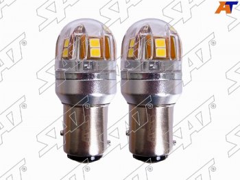 Лампа дополнительного освещения 12V P215W 2.8W0.4W320LM  Canbus LED (Комплект 2 шт.) SAT ST-175-0065